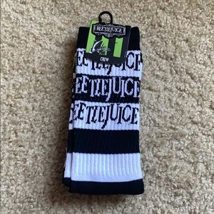 Beetlejuice Crew Socks